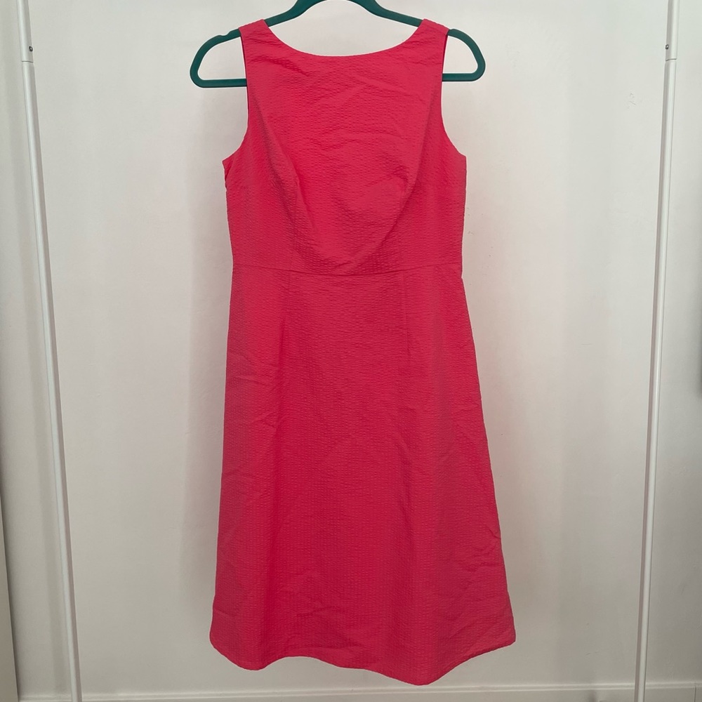 hot pink fit and flare isaac mizrahi for target sleeveless dress